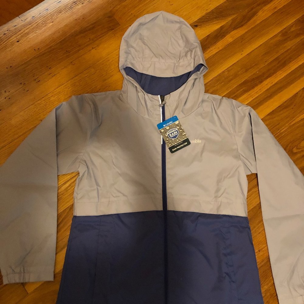 Columbia Girls' Rain-Zilla Jacket, Girls Size Large